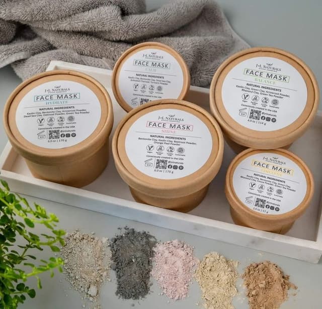 Clay Face Mask Jar