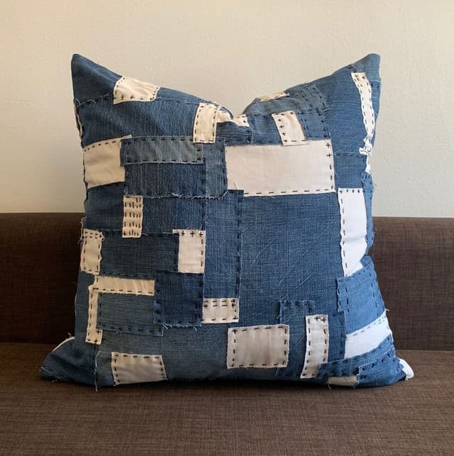 UpcyclePatch Throw Cushion