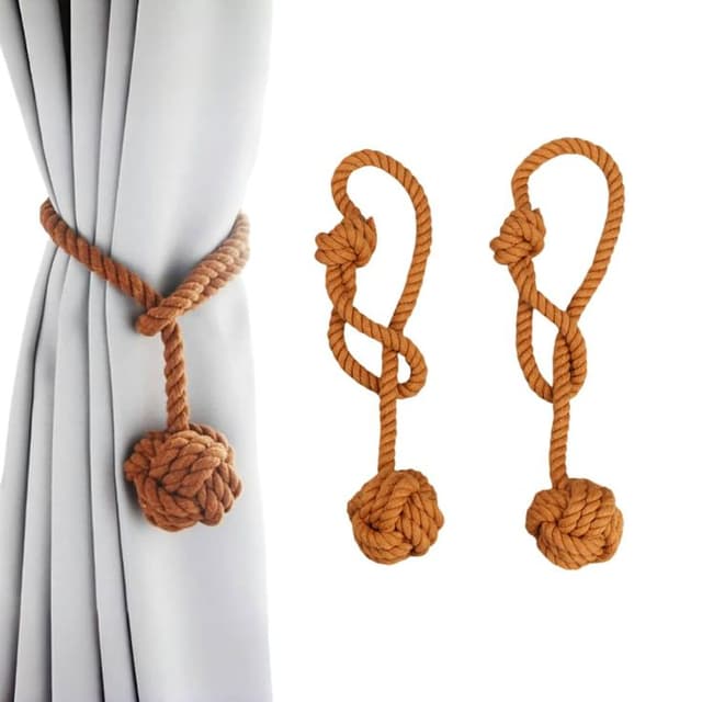 HempHaven Curtain Tiebacks