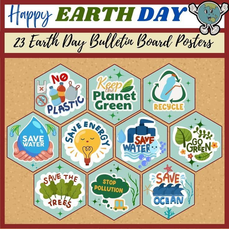 EarthBoard Cork Bulletin Board