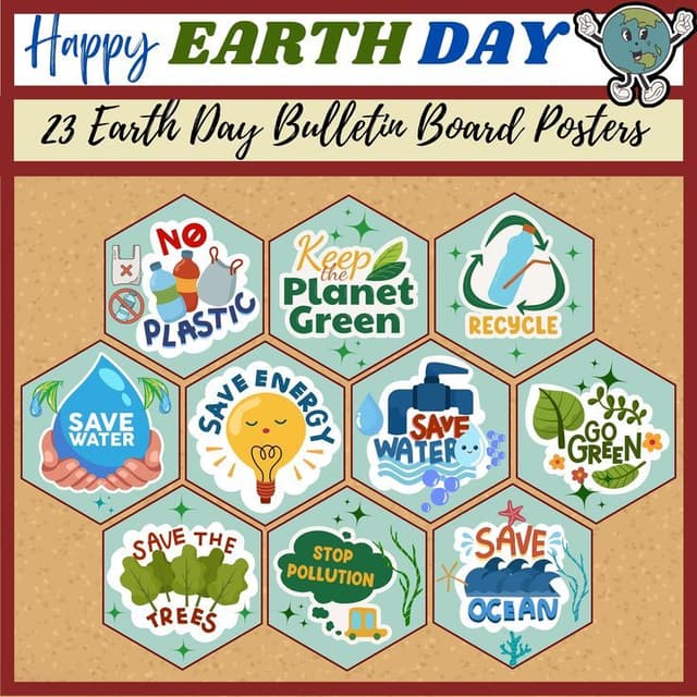 EarthBoard Cork Bulletin Board