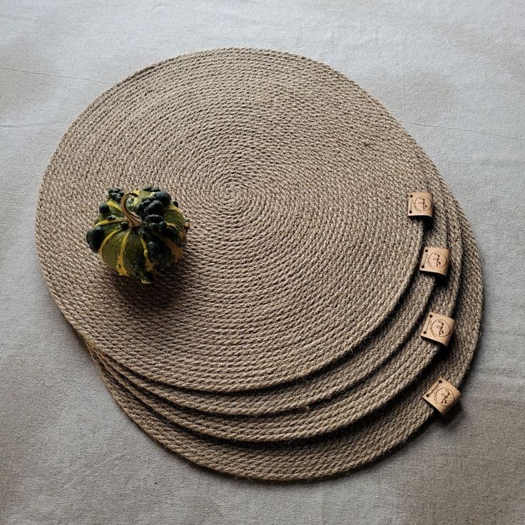 Jute Table Placemats (set of 4)