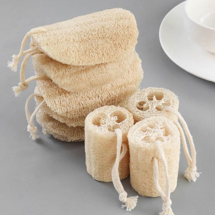 Natural Loofah Scrubber (Pack of 3)