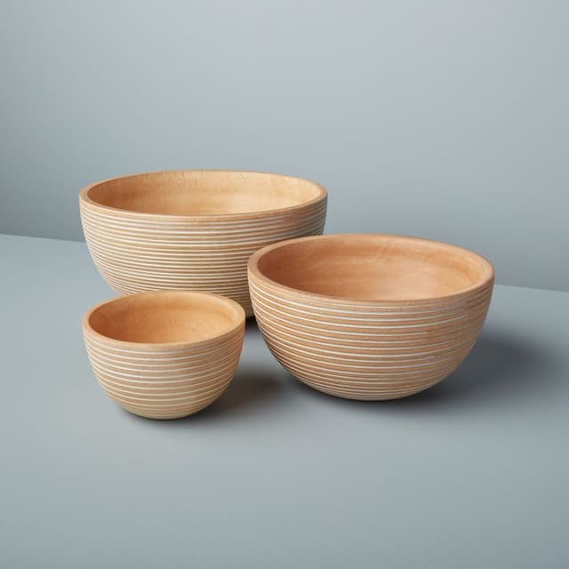 Wheat Husk Mixing Bowls (Set of 3)