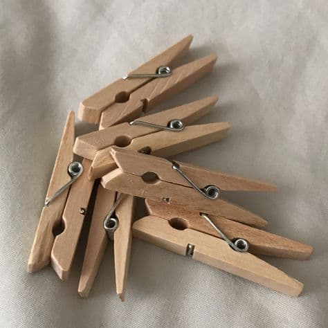 AirDry Bamboo Cloth Clips