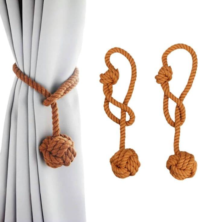 HempHaven Curtain Tiebacks